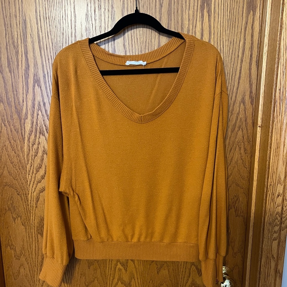 Double Zero Women's Orange Sweater